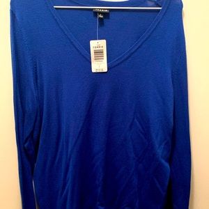 Torrid Blue Choker Sweater